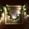 thumbnail image 5 of 9.8Ft Wall Mounted Christmas Tree Garland with Warm LED Lights, DIY Flat Hanging Artificial Pine Tree, Space-Saving Wall Christmas Decor for Apartment Home Office Indoor Holiday Party Decoration, 5 of 8