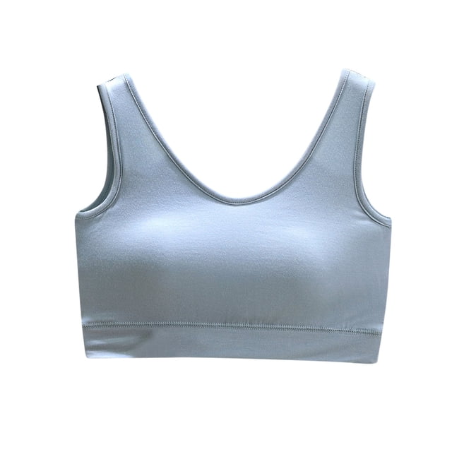 Tqcoqu Women's Solid Color Backless Sexy Seamless Push-Up U-Shaped Beautiful Back Underwear Everyday Bras