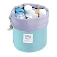 thumbnail image 1 of Cosmetic Bags Women Makeup Bags Drawstring Bucket Toiletry Bag Bathroom Storage Carry Cases Waterproof Make up Pouch Foldable Travel Cosmetic Organizer, 1 of 5