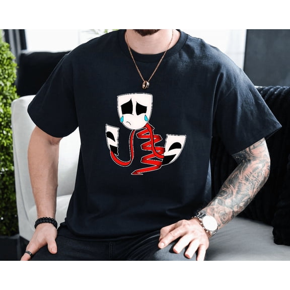 Gangle The Amazing Digital Circus Mask Clothing Fan Unisex T-Shirt, up to size 3XL.