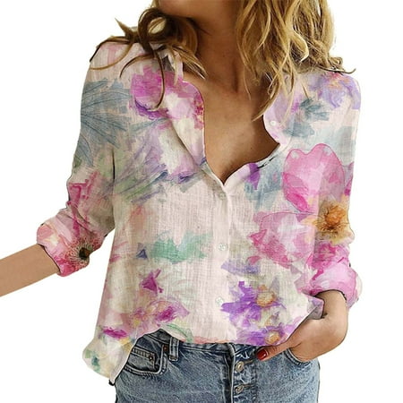 Lqideymx Clearance Bargains Linen Corset Top Long Sleeve Blouses for Women Dressy Casual Dressy Summer Tops for Women Plus Size 34 Sleeve Tops for Womens T Shirts 3/4 Length Sleeve Womens Tops