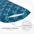 thumbnail image 3 of Daiia Cute Turtle Bedding Waterproof Pillow Protector Zippered Queen – Bed Bug Proof Pillow Encasement-20"x30", 3 of 6