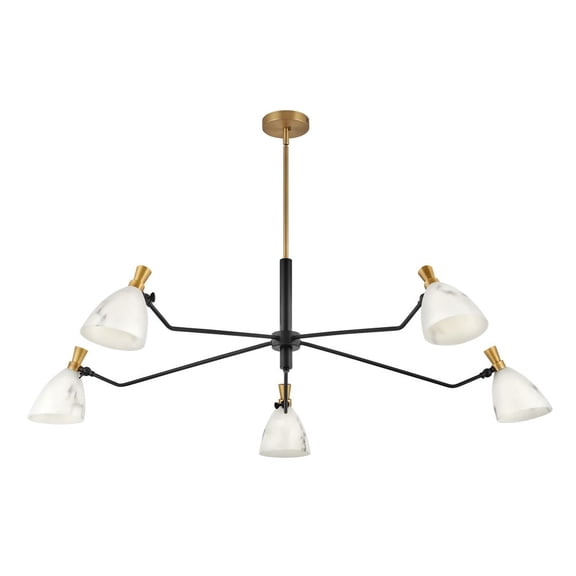 33795HB Hinkley Lighting Sinclair - 50 Inch 25W 5 LED Large Chandelier