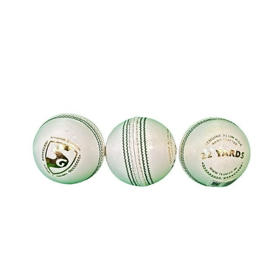 SG Tournament White Cricket Ball - Junior Size (Pack of 1)