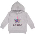 thumbnail image 2 of Inktastic 2nd Birthday Unicorn 2 Year Old Girl Toddler Hoodie, 2 of 4