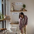 thumbnail image 4 of 2Pcs Rustic Wooden Wall Pendant Home Simple Hanging Decor Chic Wall Adornment, 4 of 5
