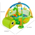 thumbnail image 3 of GIMNASIO DE JUEGOS PARA BEBÉ CON PELOTITAS IMPORTACIÓN 3 EN 1 GYM DE ACTIVIDADES TORTUGA, 3 of 3
