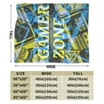 thumbnail image 4 of XMXY Fleece Throw Blanket for Couch, Games Area Gamer Zone Lightweight Plush Fuzzy Cozy Soft Bed Blankets and Throws for Sofa, 40"x30" inches, 4 of 8