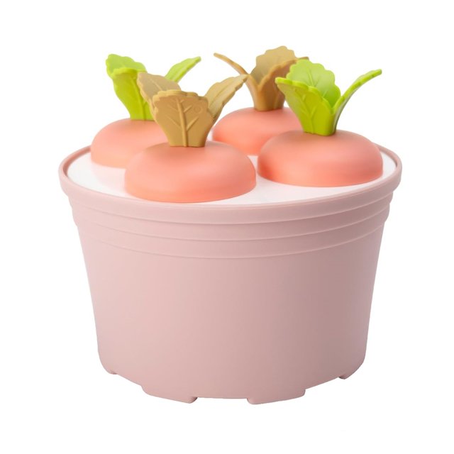 Juego de moldes para paletas,4 piezas,palitos en forma de zanahoria,moldes para paletas,molde para hielo,gratis,molde para paletas de fácil liberación