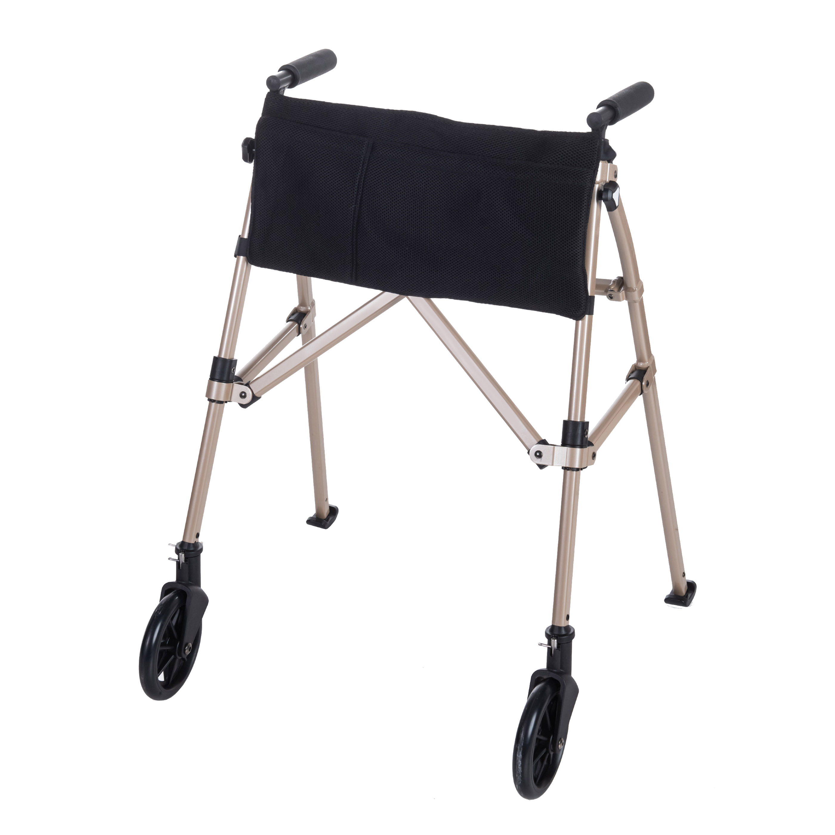Stander EZ FoldNGo Walker, Lightweight Folding Twowheel Walker