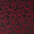 thumbnail image 3 of Zelouf La Fleur Petal Jacquard  , Sewing, DIY, Crafts Fabric by the Yard, Wine/black, 7 Yard, 3 of 3