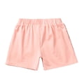 thumbnail image 5 of iiniim Girls Boys Sequins Dance Shorts with Bowknot Training Gymnastics Hip Hop Rave Light Pink 5-6, 5 of 7