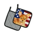 thumbnail image 2 of Caroline's Treasures Toy Terrier Patriotic Pair of Pot Holders, 2 of 2