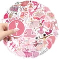 thumbnail image 6 of Jiibva 50Pcs Ballet Dance Stickers Laptop Car Scrapbook Phone Skateboard Suitcase Luggage Bike Dacing Movements Ballerina Vinyl Waterproof Aesthetic Personalised Stickers, 6 of 7