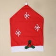 thumbnail image 2 of Bewildely 4 unids/set descubre la versatilidad y la belleza de la colección de fundas para sillas que celebran las fundas navideñas para el Kits de decoración para fiestas, 2 of 4