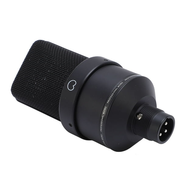 Micrófono De Condensador XLR Grabación De Estudio, Kit De Diafragma De 26 Mm Para Recogida De Sonido Transparente, Montaje De Choque, Parabrisas, Cable XLR Para Podcasting,