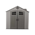 thumbnail image 4 of Lifetime Outdoor Storage Shed, 15 ft x 8 ft With Dual Side Entry, Dark Grey Roughcut, 4 of 9