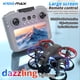 thumbnail image 3 of Dron con cámara HD 1080P de 4,3" y video en vivo, gran angular de 120° e inclinación ajustable de 90°, flujo óptico, sistema inteligente para evitar obstáculos, lector de tarjetas de memoria y fotogra, 3 of 9