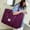 Wine, variant on Jacenvly Foldable Travel Duffel Bag, Tote Carry Luggage Person Item Bag Sport Duffle Weekenders Carry Overnight For Women Girls Travel Essentials for Women Carry on Luggage
