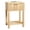 Oak-Set of 1, variant on Ktaxon Wood Nightstand Set of 2 with Outlets & USB Ports LED Light, Modern End Table Bedside Table, Brown