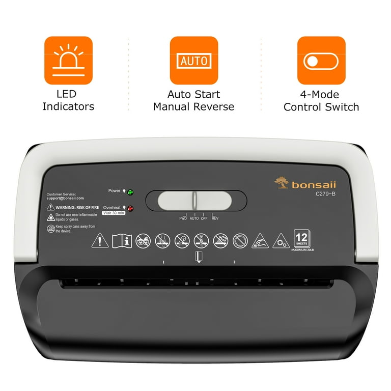 Walmart Black Friday Deals 2025 - Bonsaii 12-Sheet Cross Cut Paper