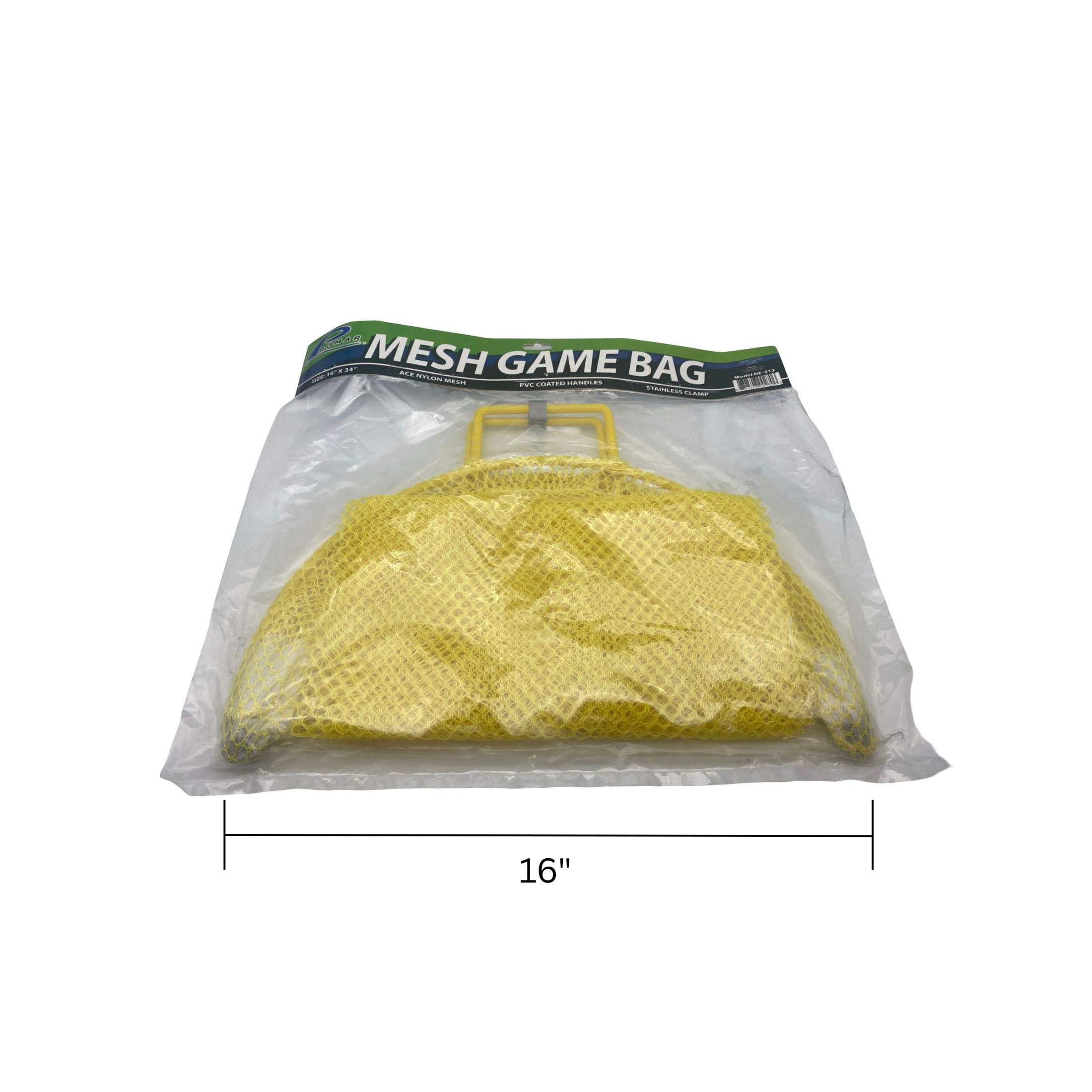Promar Mesh Game Bag with Stainless Clamp and Ventilated Design