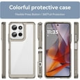 thumbnail image 2 of Case for Moto G75 5G,Moto G75 5G Case,Transparent TPU+PC Acrylic Protective Military Grade  Heavy Duty Protection Phone Case for Motorola Moto G75 5G (Gray), 2 of 16