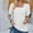 White, variant on Sakmal Ladies Tops Plus Size Green Short Sleeve Puff Sleeves Solid Scoop Neck T-Shirts Womens T Shirts