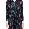 thumbnail image 5 of Ashford & Brooks Women's Fleece Hooded One Piece Pajama Union Jumpsuit, 5 of 5
