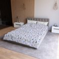 thumbnail image 4 of Floral Duvet Cover, Soft Pastel Bedding, Twin Queen King Sizes, 4 of 6