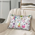 thumbnail image 6 of KLL Fun Animal with Unicorn Pattern Silk Pillowcase for Hair and Skin Standard Size 20"X 30" Soft Breathable Pillow Covers for Sleeping, 6 of 7