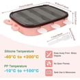 thumbnail image 5 of 6 Pieces Mini Bpa Free Silicone Popsicle Mold, Popsicle Mold with Reusable Easy Release Stick Makes Homemade Ice Cream Mold DIY Popsicle Mold for Kids, 5 of 5