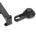 thumbnail image 5 of Uxcell Suction Cup Row Hook 4 Hooks Wall Mount Detachable Hanger for Bathroom Kitchen 245x100mm Black, 5 of 5