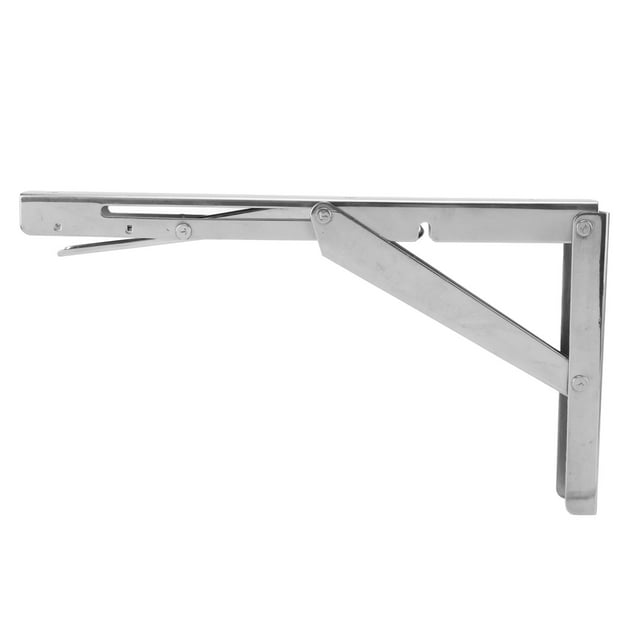 Soporte de pared de 12 pulgadas, 330 libras, rodamiento de acero inoxidable plegable de 90 grados para el hogar, barco, RV Jadeshay A