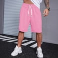 thumbnail image 5 of Men's Casual Shorts Drawstring Summer Beach Stretch Golf Shorts with Pockets, 5 of 5