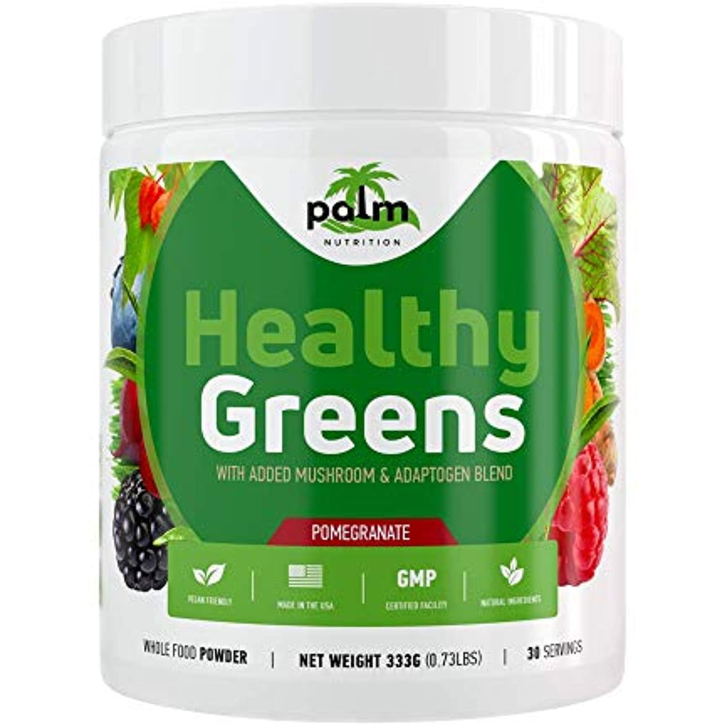 Healthy Greens Superfood Powder Best Organic Greens Supplement with