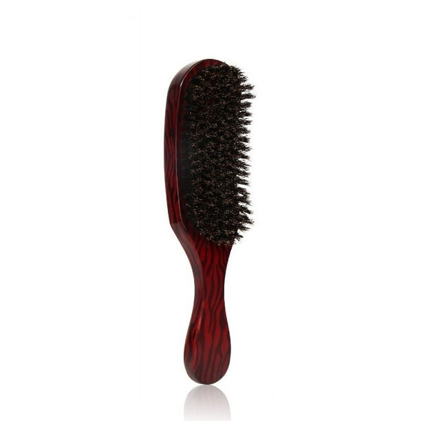 Peine grande curvo de cerdas de haya, cepillo de limpieza de ondas de madera maciza, peine para el cabello, peine para peinar el cabello, peine de madera para el cuidado de la barba