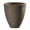 Mocha, variant on Delano Double Walled Indoor Outdoor Modern Planter - UV Safe & Frost Resistant Plant Pot for Garden, Interiors, Patio, Front Porch - Houseplant Pot, Unique Garden Pot - 16"W x 18"H (Mocha)