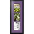 thumbnail image 1 of collage photo frame double mat with 3 - 6x8 openings and  black frame, 1 of 2