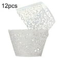 thumbnail image 5 of Naierhg 12X Wedding Birthday Baby Shower Filigree Vine Decor Wraps Cupcake Cases, 5 of 8