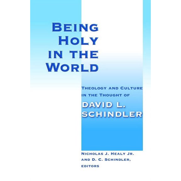 Being Holy in the World: Theology and Culture in the Thought of David L. Schindler, (Paperback)