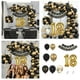 thumbnail image 2 of Set de globos para cumpleaños en negro y dorado, decoración para la fiesta de 18 años, set de globos, 2 of 7