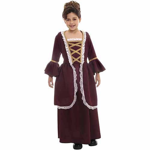 Colonial Girl Halloween Costume - Walmart.com