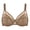 Coffee, variant on Women's Bras Womens Wireless Jelly Bra Plus Size Supportive Seamless Bras Full Coverage Push Up Comfortable No Underwire Tshirt Bras Beige