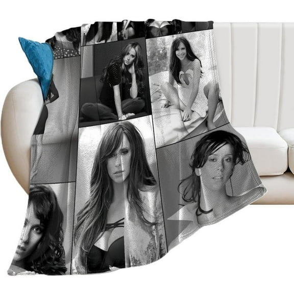 Pretty #1 Jennifer Love Hewitt Blanket Throw Blankets Ultra Soft Flannel Lightweight Throws for Couch, Bed, All Seasons Use 40"*50" (100 * 130cm)