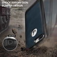 thumbnail image 3 of Ringke Flex S Case Compatible with iPhone 7s Plus, Coated Textured Leather Flexible TPU Cover - Brown, 3 of 9