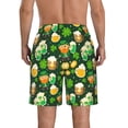 thumbnail image 3 of Naloa St Patrick's Day10 Men's Beach Shorts, Surfing shorts, Swim trunks, Quick Dry Swim Trunks for Surfing Beach Fun - 3X-Large, 3 of 9