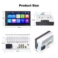 thumbnail image 4 of 7 Inch Car Radio Apple Andriod Carplay BT Car Stereo Touch Screen Double 2Din+Camera, 4 of 5