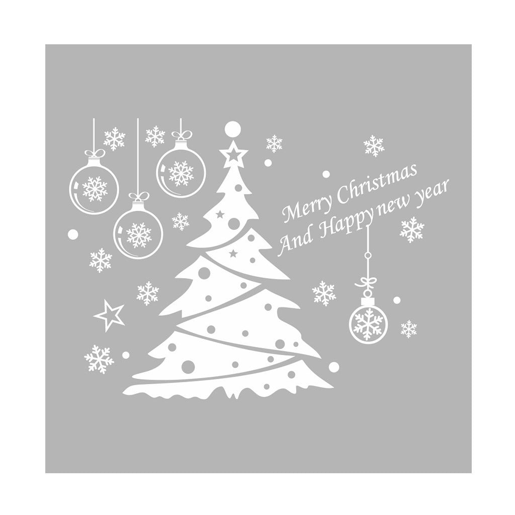 Details about   Merry Christmas 3D Wall Stickers Home Decorative Waterproof Wallpaper 