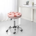 thumbnail image 2 of Cauagu Ladybug With Flower Print Round Stool Covers,Seat Cushion for Round Bar Stool Chair Seat Cover for Bar Round Chair Fits for 12/13/14in Bar Stool Cushion, 2 of 7